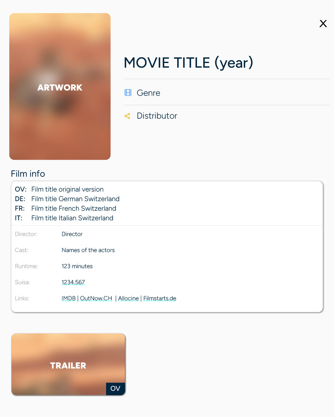movie layout